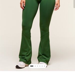 Gymshark Forest Green Flared Leggings